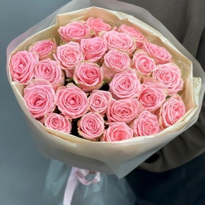 Букет из нежных 25 роз Софи Лорен (60 см) в Красноармейске