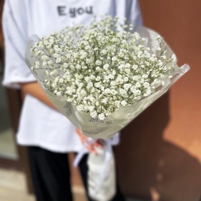 Букет из 5 белых гипсофил в Красноармейске