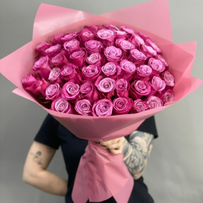 Букет из 51 розы Космик (60 см) в Красноармейске