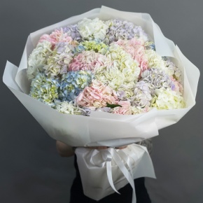 Букет из 23 гортензий микс в Красноармейске