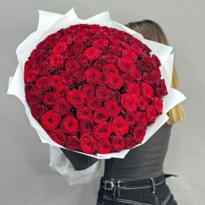 Букет 101 красная роза (60 см) в Красноармейске