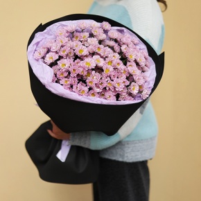 Стильный букет из 11 хризантем сантини в Красноармейске