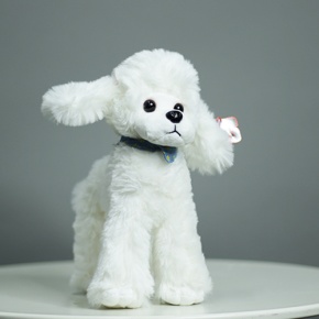 Плюшевый пудель белый (25 см) в Красноармейске