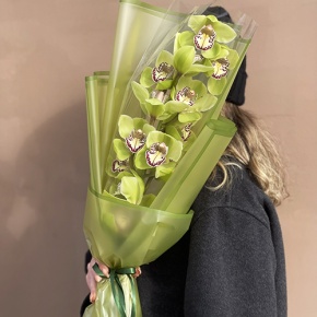 Букет из лаймовой орхидеи в Красноармейске