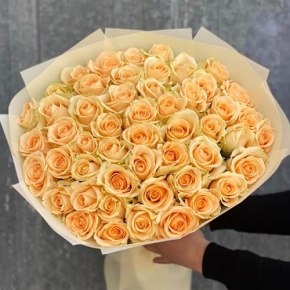 Букет из 51 розы Аваланж (60 см) в Красноармейске