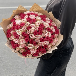 Букет "Амурный" из 101 розы (40 см) в Красноармейске