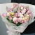 Букет "Крем сода" из роз, эустом и хамелациума в Красноармейске Букет "Крем сода" из роз, эустом и хамелациума в Красноармейске
