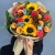 Букет "Ричи" из подсолнухов, альстромерий, гиперикума, роз, скиммии и диантусов в Красноармейске Букет "Ричи" из подсолнухов, альстромерий, гиперикума, роз, скиммии и диантусов в Красноармейске