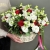Композиция в корзине "Стелла" из роз, эустом и альстромерий в Красноармейске