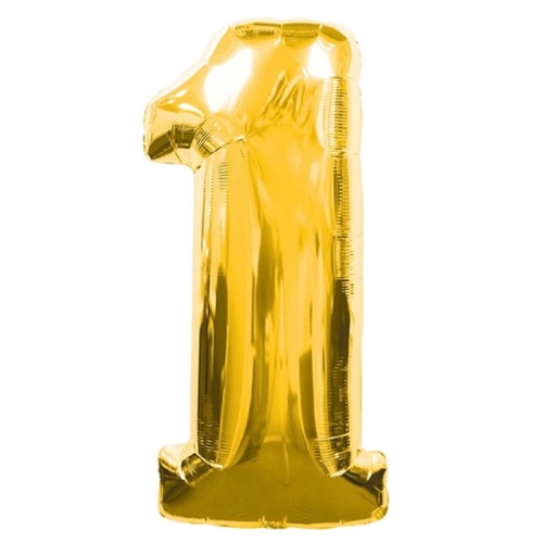 Шар гелиевый цифра 1 (40х102 см) в Красноармейске