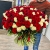 Букет 151 роза красный и белый микс (60 см) в Красноармейске Букет 151 роза красный и белый микс (60 см) в Красноармейске