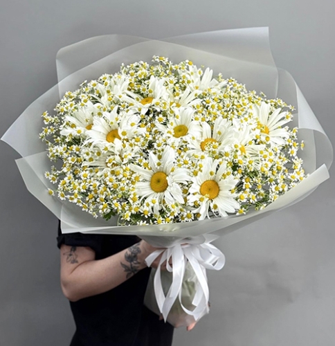 Букет из ромашек микс в Красноармейске